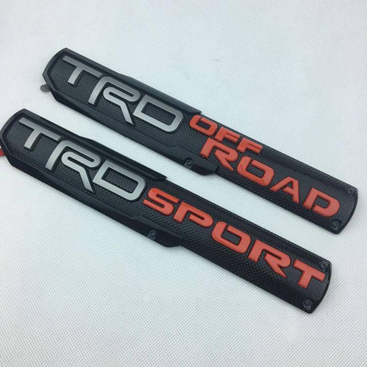 适用于丰田坦途TRD SPORT车标 TRD OFF ROAD车贴 改装叶子板侧标