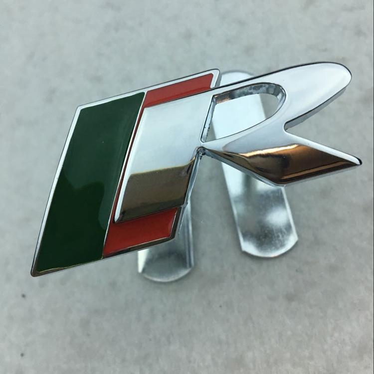 捷豹R中网标 适用XJ XF XK X-TYPE 捷豹RS中网标高性能R车贴字标