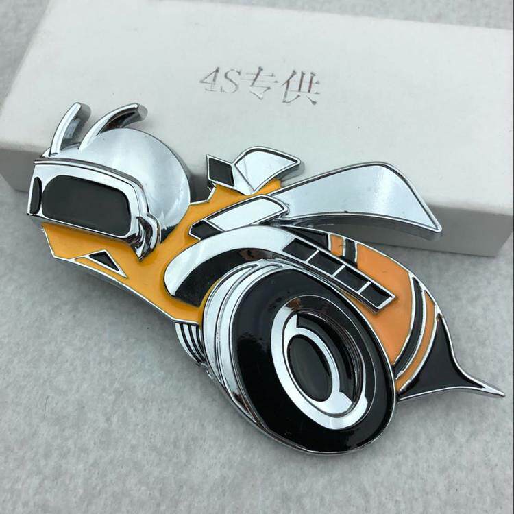 适用吉普jeep指南者牧马人自由光金属车贴SRT大黄蜂蜜蜂尾箱车标