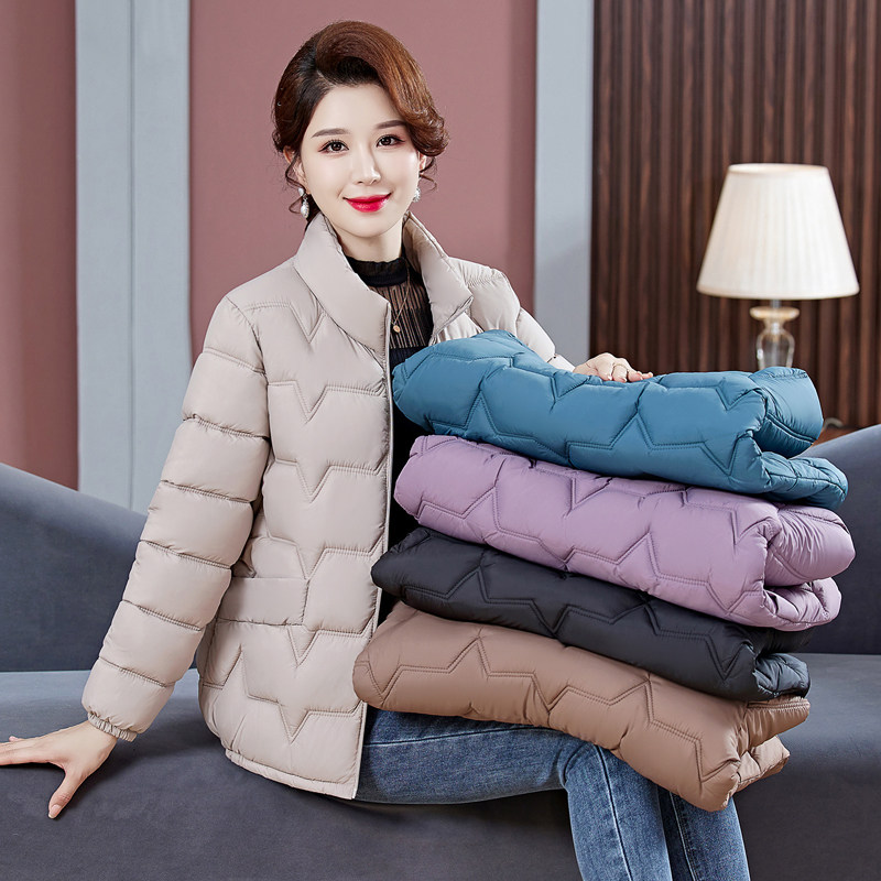 棉服女短款2024新款宽松立领妈妈装时尚小个子棉衣冬季外套小棉袄,女装/女士精品,中老年女装,淘宝优惠券,粉丝福利购,淘宝优惠卷