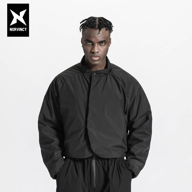 诺凡希冬季男女短款纯色棉衣