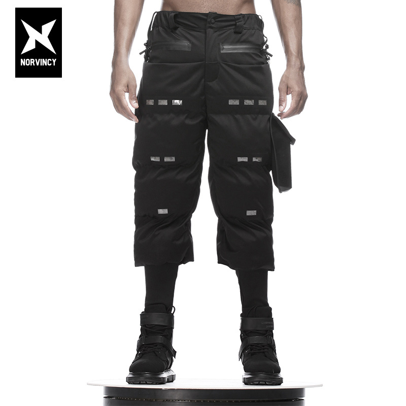 诺凡希英伦风工装棉裤ins大码