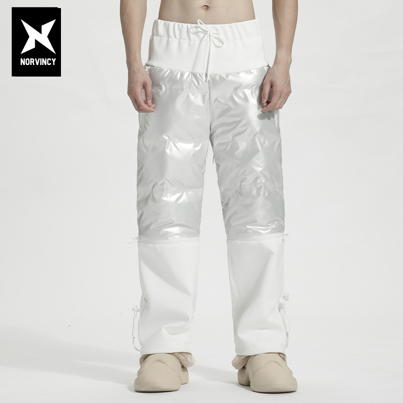 诺凡希/保暖宽松显瘦冬季大码潮流棉裤男百搭加厚防风外穿休闲裤