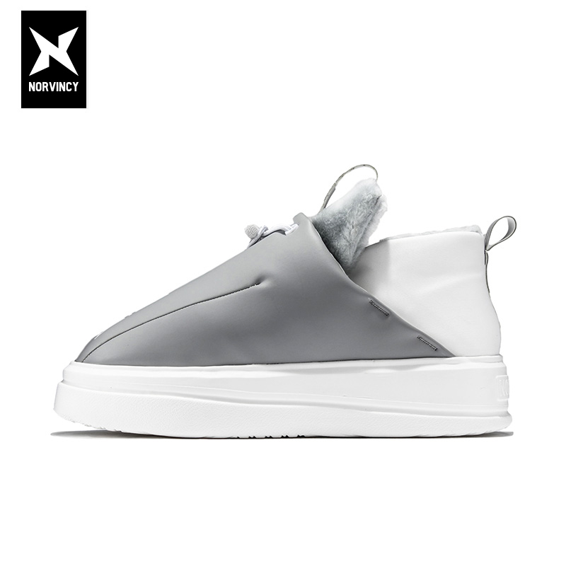 诺凡希加绒东北雪地靴靴子厚底潮