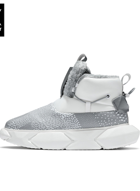 诺凡希冬季棉鞋东北潮牌雪地靴男皮毛一体加绒加厚老爹鞋户外靴子