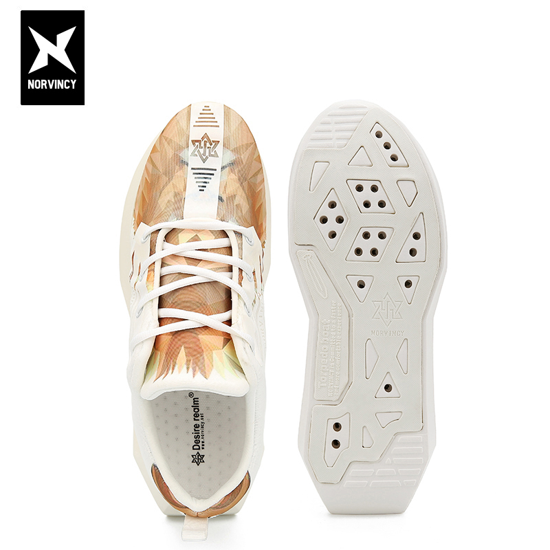 夏季网面厚底透气运动休闲鞋