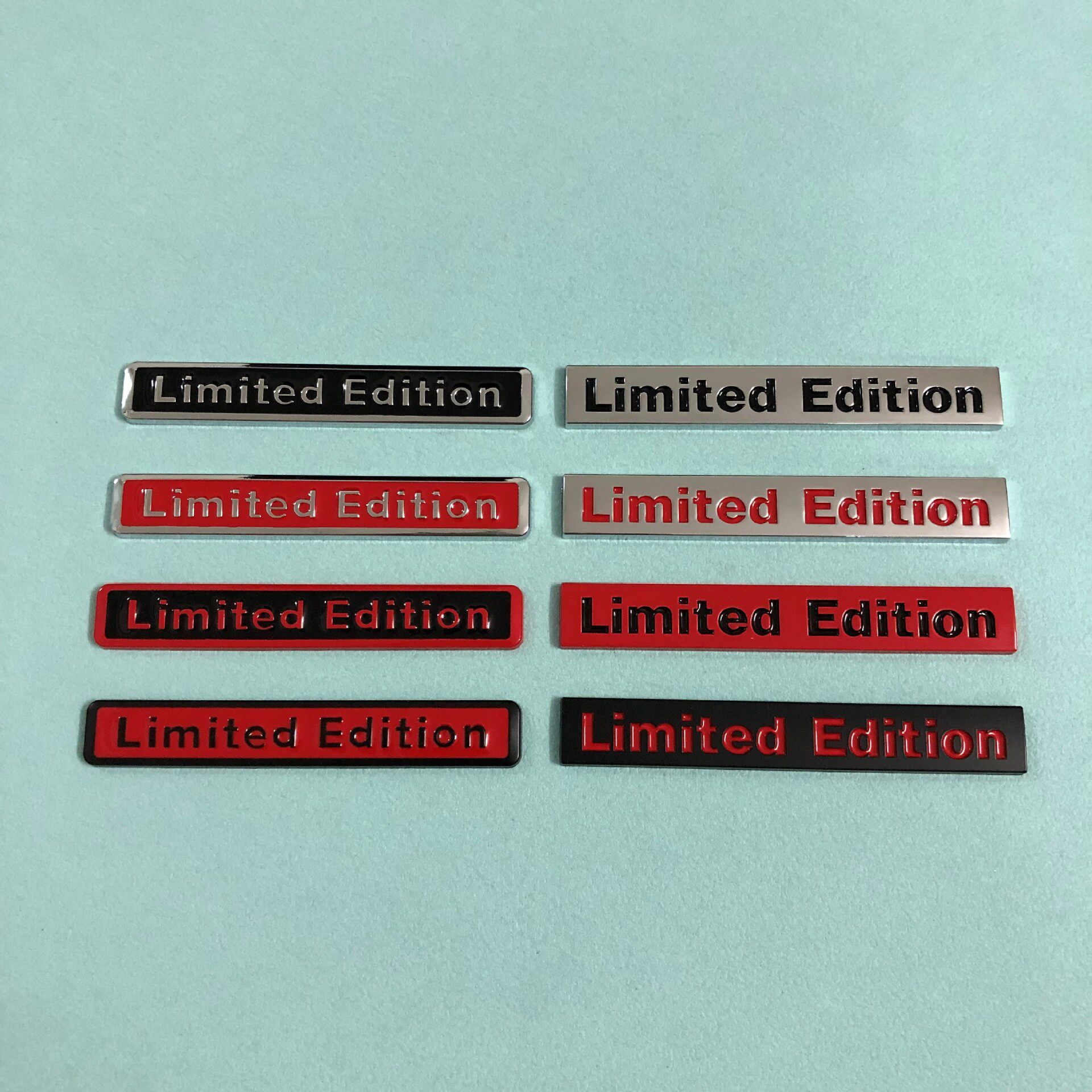 适用于奥迪限量版Limited Edition金属车贴A4L A6L改装侧标Q5尾标