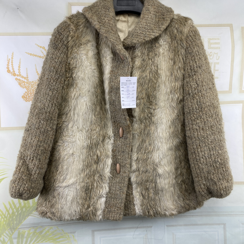 中古 进口古着水貂毛皮草冬季保暖外套女皮衣外套皮毛一体B72,女装/女士精品,皮草,淘宝优惠券,粉丝福利购,淘宝优惠卷