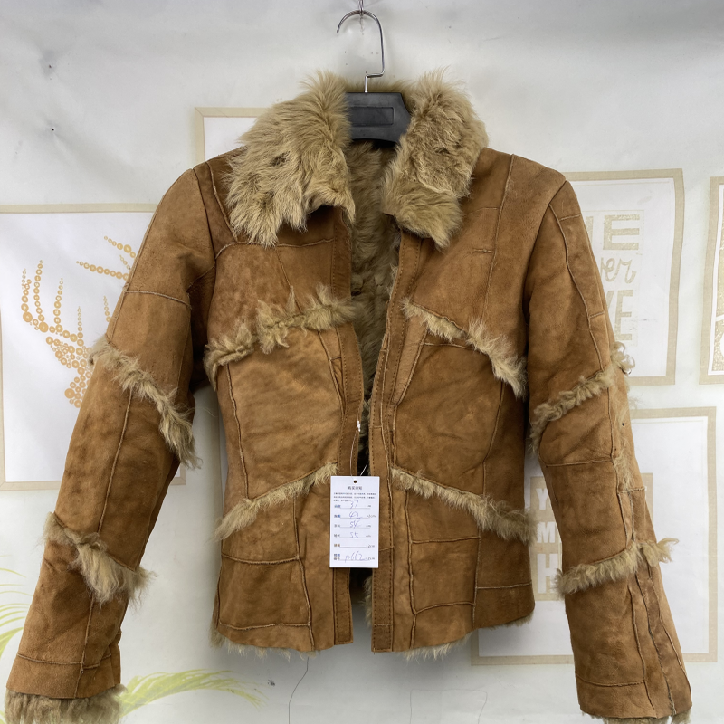 中古进口古着水貂毛皮草冬季保暖外套女皮衣外套皮毛一体B72,女装/女士精品,皮草,淘宝优惠券,粉丝福利购,淘宝优惠卷