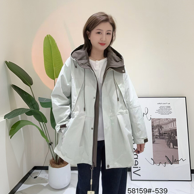 金影奇秋季新款中长款风衣女外套