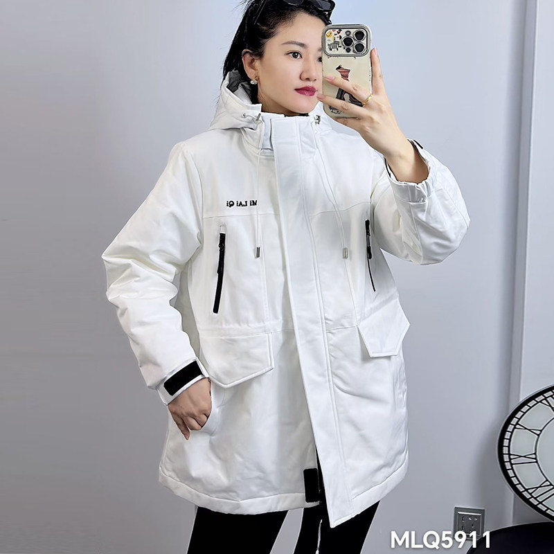 大码女装冬季冲锋衣女棉衣外套