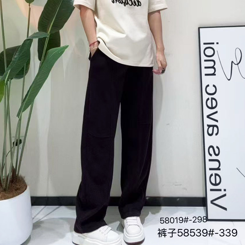 大码女装秋季宽松直筒裤