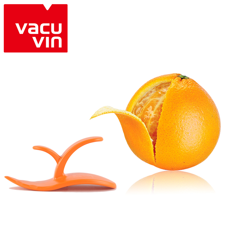 荷兰进口Vacu Vin剥橙器开橙器 创意拨橙器剥皮器 水果甜瓜草莓剪
