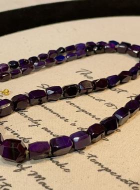 南非舒俱来毕业级高阶帝王紫钻切项链18k/45cm（星明）AZB10224