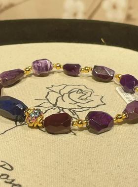 南非舒俱来帝王紫钻切手串S925/16cm（岸芷）AZB11162