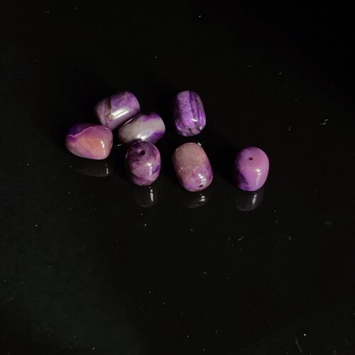舒俱来皇家紫桶珠单珠吊坠8/10mm（多样性发其一）SJL1590