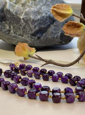 舒俱来高阶帝王紫魔方项链（瑾川）/18k/45cm/AZB4177