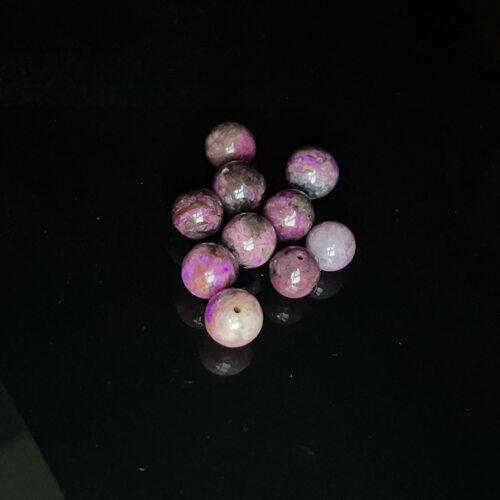 南非舒俱来樱花紫玉化圆珠单珠吊坠8mm（多样性发其一）SJL2989