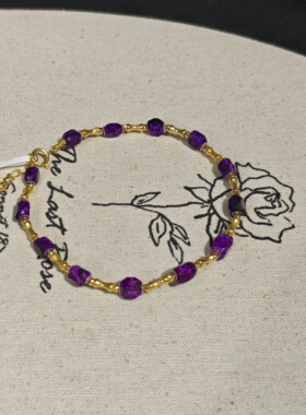 南非舒俱来高阶火焰红丝绒钻切手链18k/（星沐）AZB11848