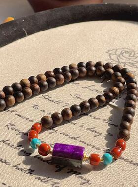 南非舒俱来丝绒八棱柱项链18k/40cm(景焕)ALJ10286