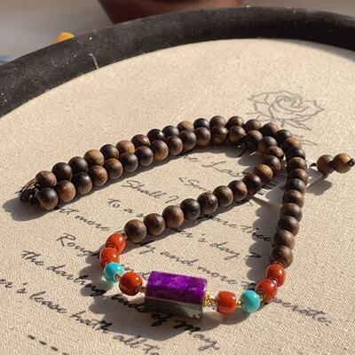 南非舒俱来丝绒八棱柱项链18k/40cm(景焕)ALJ10286