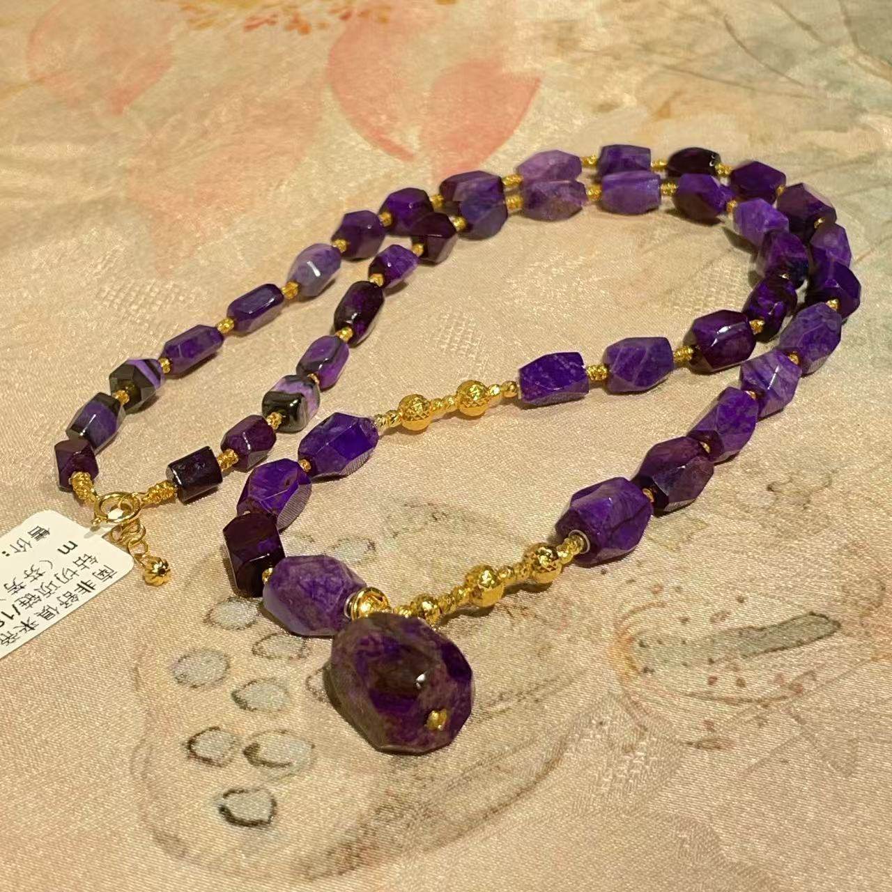 南非舒俱来帝王紫钻切项链/18k/45cm（芬芳）孤/AZB11543/,珠宝/钻石/翡翠,手饰,淘宝优惠券,粉丝福利购,淘宝优惠卷