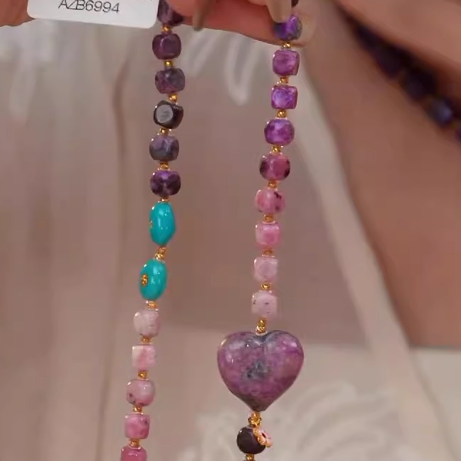 舒俱来樱花粉屁桃双圈/18k/4.5mm/35cm（粉星）AZB6994