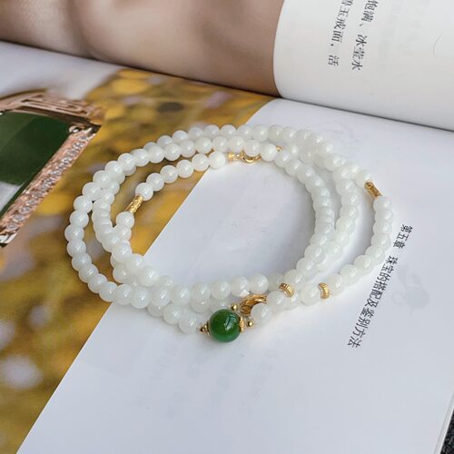 Z俄料白玉小米链s925/5mm/61cm/A12/AZB17716