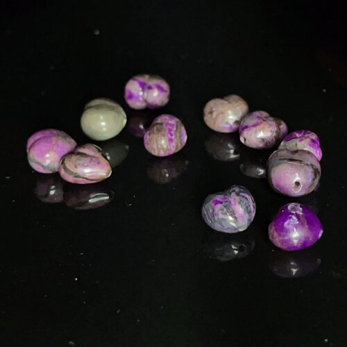 南非舒俱来桃红屁桃单珠吊坠9-10mm（多样性发其一）SJL3034