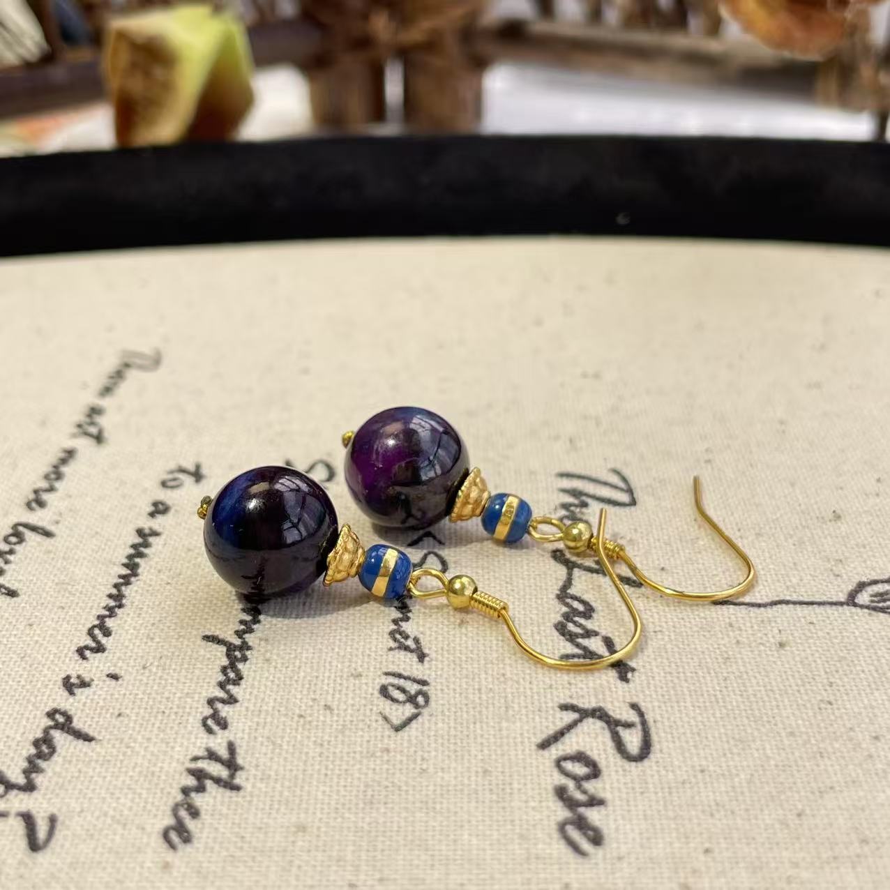 舒俱来夜莺圆珠耳钩/约10mm/AZB6869(沛涵)