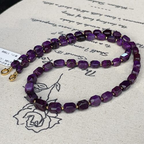 南非舒俱来帝王紫项链18K（沁曼)/45cm/AZB14460