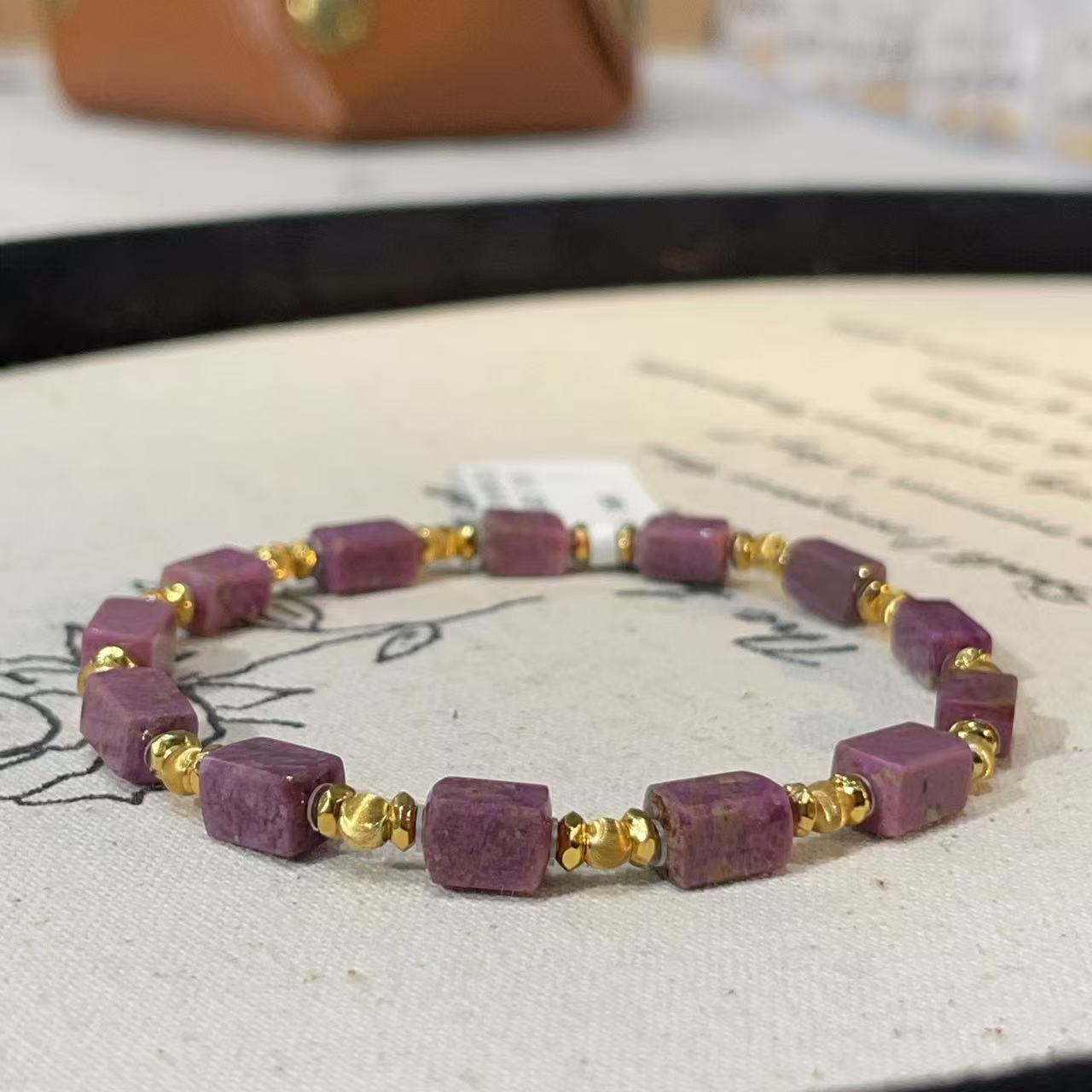 南非舒俱来粉樱花直切手串S925（亦安）AZB9852