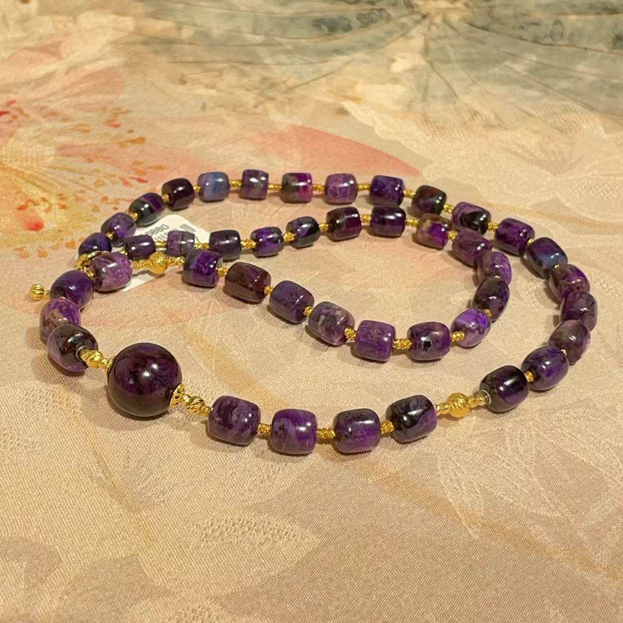 南非舒俱来酱紫老型珠项链/18k/45cm（凌舟）AZB11547,珠宝/钻石/翡翠,手饰,淘宝优惠券,粉丝福利购,淘宝优惠卷