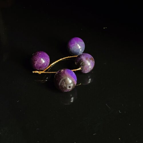 南非舒俱来皇家紫圆珠单珠吊坠11mm（多样性发其一）SJL2997