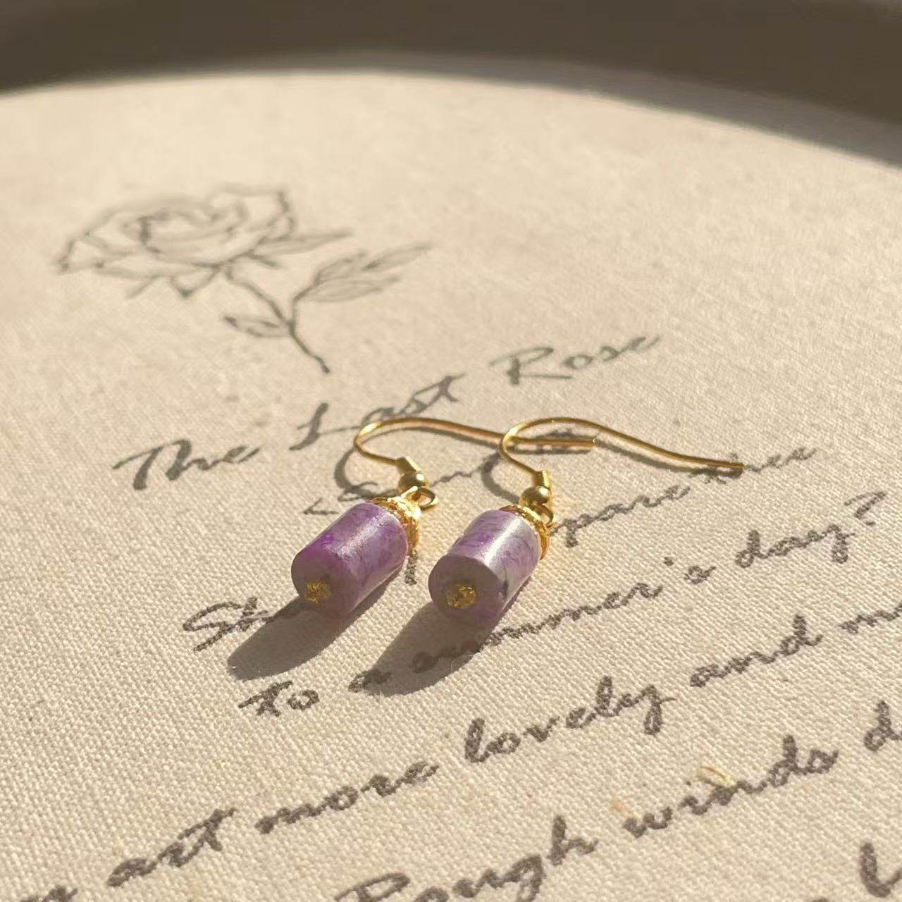 南非舒俱来皇家紫玉化料桶珠s925（溺心）AZB10692,珠宝/钻石/翡翠,手饰,淘宝优惠券,粉丝福利购,淘宝优惠卷