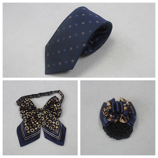 中国农业发展银行职业装头花发夹领花蝴蝶结领结领带厂家批发定做