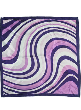 邮储银行农商银行信用社无标记紫色丝巾小方巾设计定做免费出图