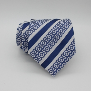 中国银行职业装蓝色领带手打领带懒人拉链领带免打中行logo款式