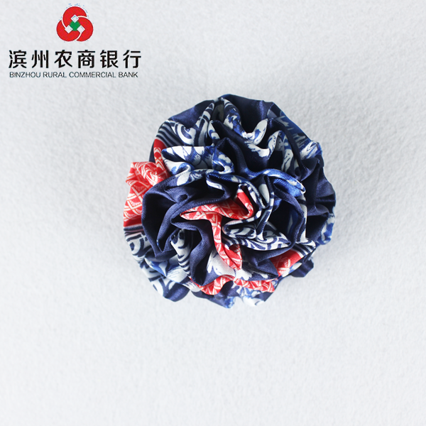 山东滨州农商银行职业装胸花别针领花蝴蝶结复古海军风徽章欧美