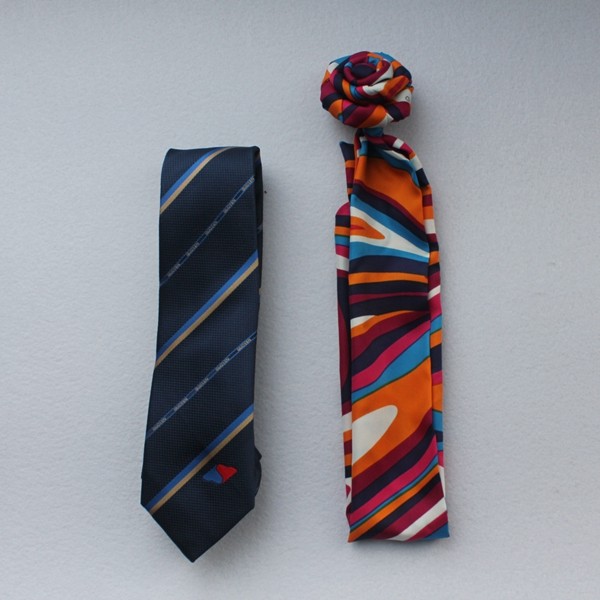 国信证券职业装男士领带 新款女士丝巾免打玫瑰花头国信证券定制