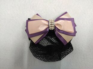 陕西光大银行无标记款头花发网兜发夹发饰酒店空姐汽车销售头花夹