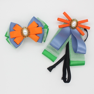 信用社无标记头花领花农商银行农村信用合作联社职业装领花发夹