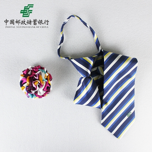 云南昆明邮储银行职业装领带胸花别针夹子领花邮政储蓄柜台员工用
