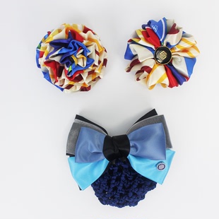 移动公司手机店营业厅营业员胸花头花发夹网兜带LOGO标记定制版