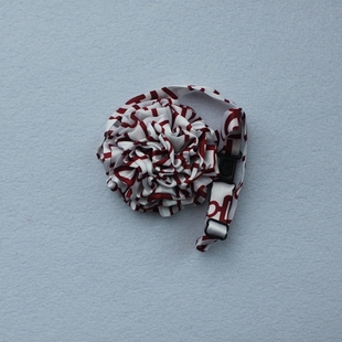 中国银行8厘米领花丝巾免打花朵款领结新款中行营业部职业装配饰