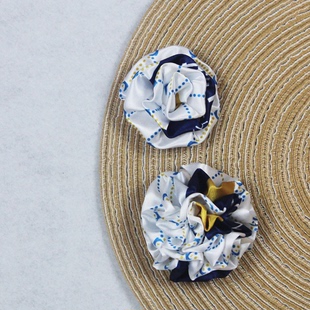 内蒙古蒙商银行职业装配饰别针胸花玫瑰花免打丝巾设计定做领花