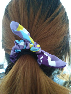 光大银行发圈发绳头饰 银行职业装发绳发饰发网兜头花胸花领花