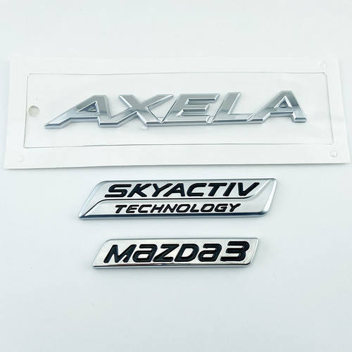 14-19款长安马自达3昂克赛拉AXELA车标 MAZDA3英文字母后尾贴标志