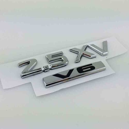 新款天籁25xl-v6v6后尾箱车标