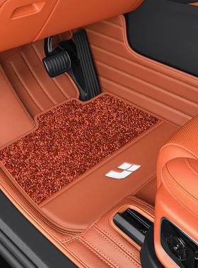 理想L6/L7/L8/L9/ONE/MEGA真皮全包围专车专用汽车脚垫地毯踩脚垫